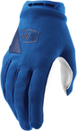 100% Women's Ridecamp Gloves - Blue - XL 11018-002-11