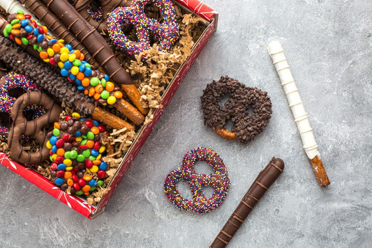 Chocolate Pretzel Gift Box – 22 Handcrafted Sweet & Salty Treats