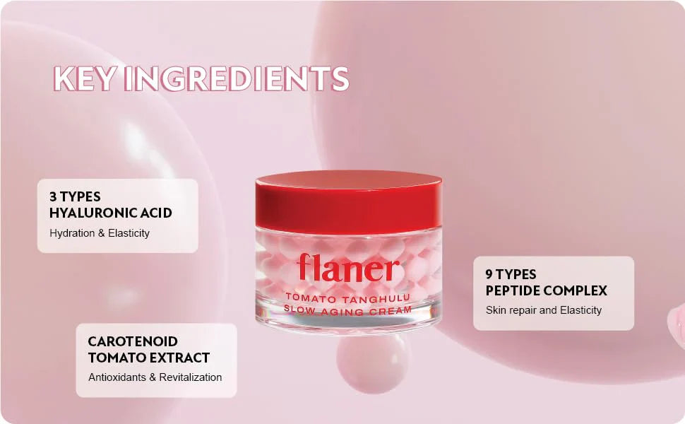 [ Flaner ] Tomato  Face Moisturizer Cream 50ml