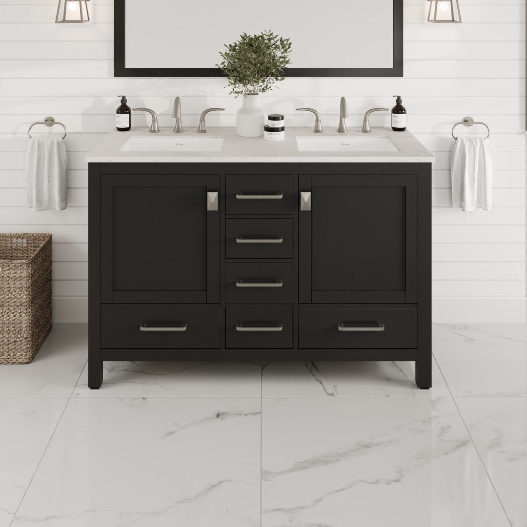 Eviva Aberdeen Bath Vanity with Counter Top and Undermount Porcelain Sink (24"-96")