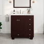 Eviva Acclaim Bath Vanity with Counter Top and Undermount Porcelain Sink (24"-30")