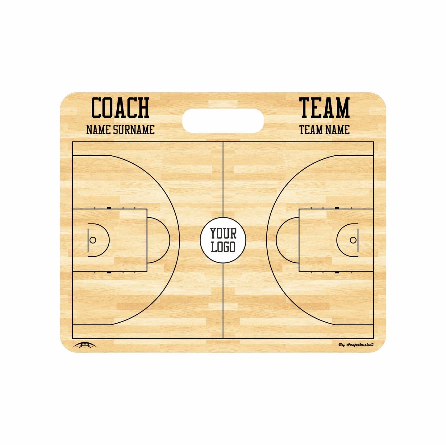 FIBA Custom American Style Magnetic Coaching Board 11.4'' x 9.4'' / 29 cm x 24 cm