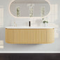 Eviva Haven Wall Mount Bath Vanity with Solid Surface Top and Integrated Sink (39"-71")