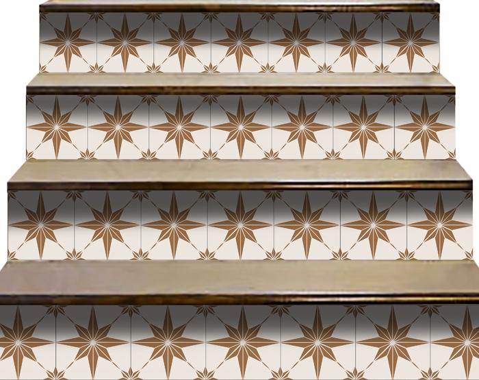 Decorative Tile stickers set of 24 Peel & Stick