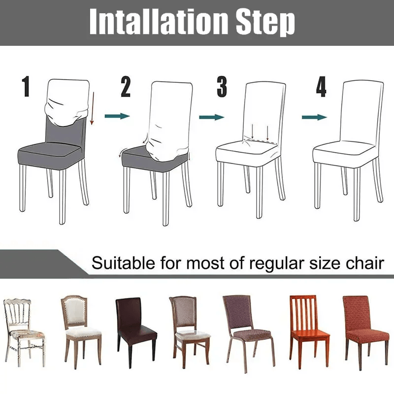 Elastic Dining Room Chair Cover