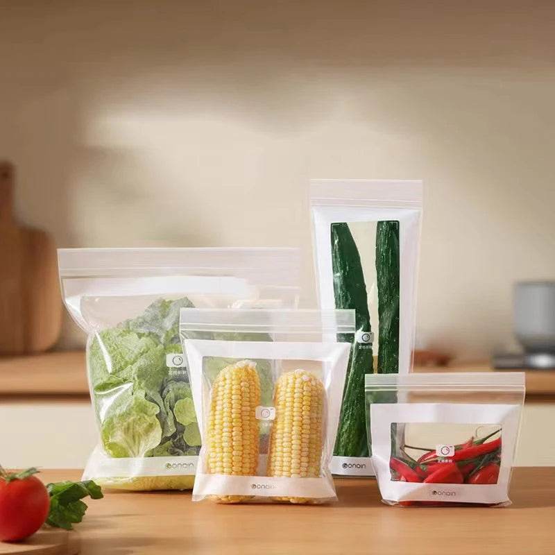 Eco Fresh-Keep Bags – Reusable & Airtight for Longer Freshness!