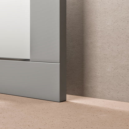 Eviva Aberdeen 72" x 30" Rectangular White Wooden Framed Mirror