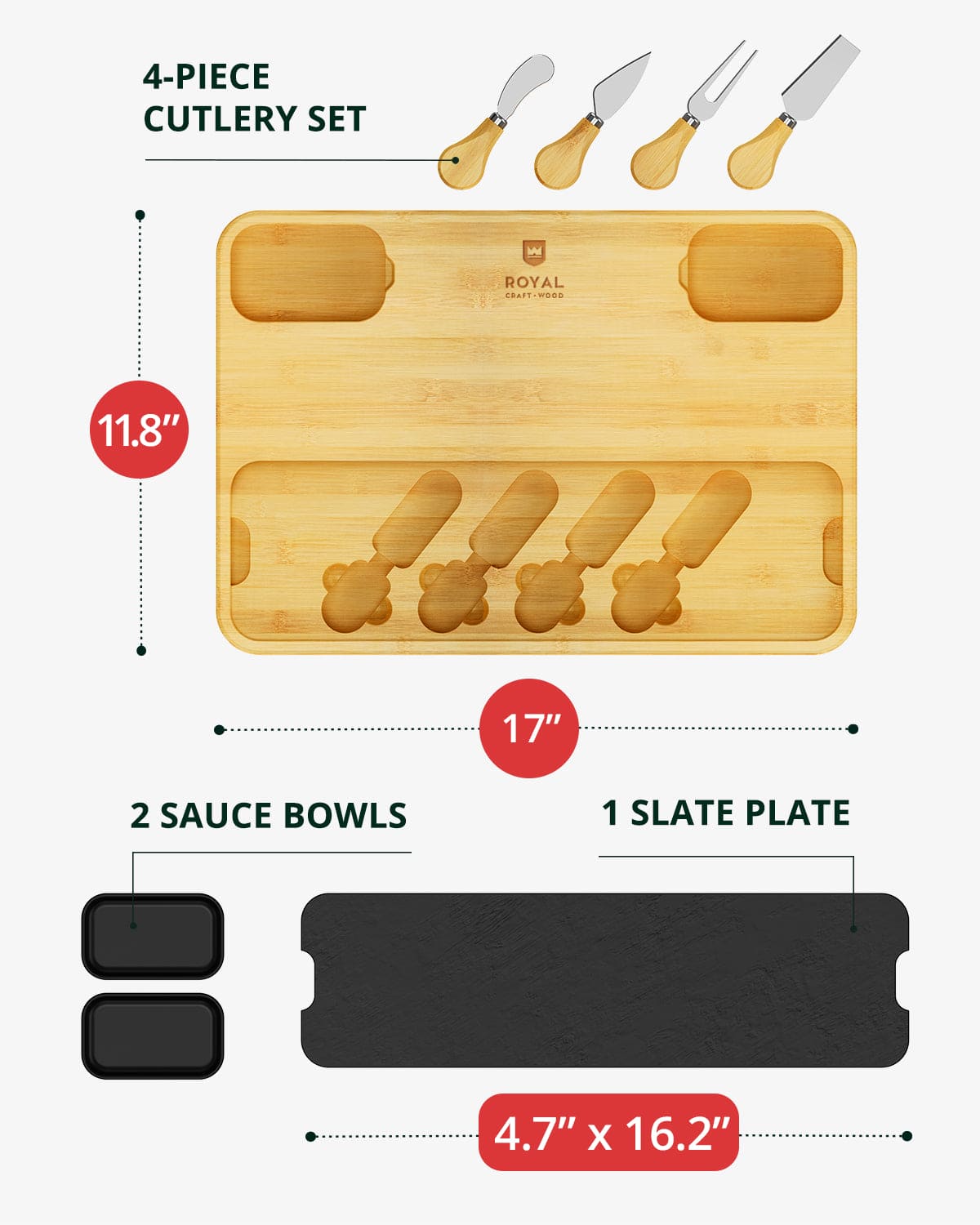 Cheese Board with Slate Plate