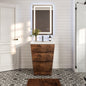 Eviva Victoria Bath Vanity with Acrylic Top and Integrated Sink (25"-32")