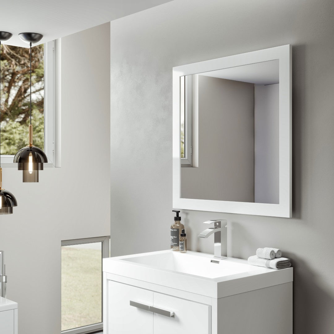 Eviva Sun Wooden Framed Mirror