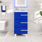 Eviva Deluxe Bath Vanity with Porcelain Top and Integrated Sink (20"-32")