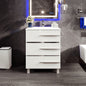 Eviva Deluxe Bath Vanity with Porcelain Top and Integrated Sink (20"-32")