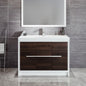 Eviva Grace Bath Vanity with Acrylic Top and Integrated Sink (24"-48")