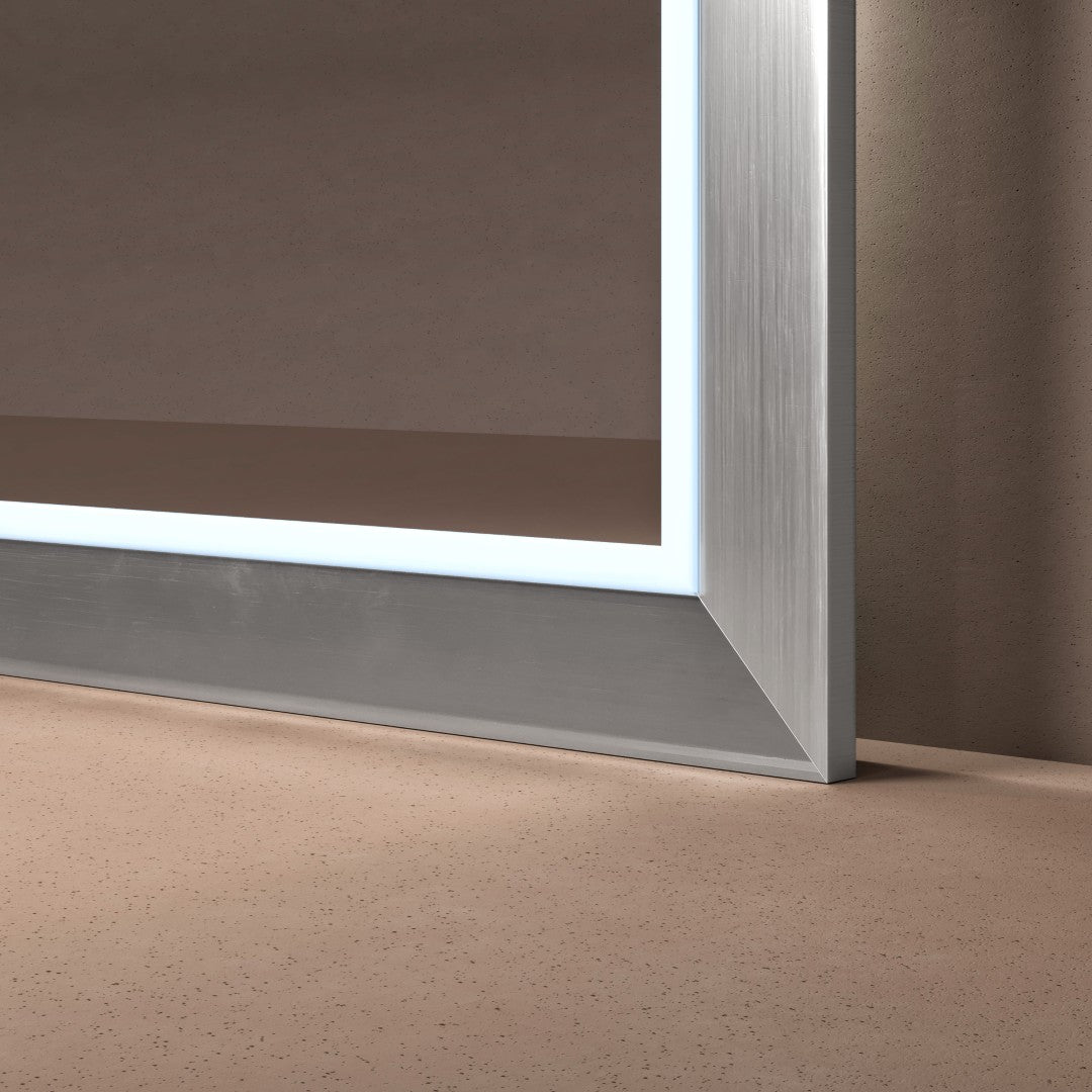 Eviva Sofy 24" x 67" Rectangular Aluminum Aluminum Framed Mirror