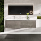 Eviva Aurora Wall Mount Bath Vanity with Carrara Quartz Top and Undermount Porcelain Sink (36"-60")