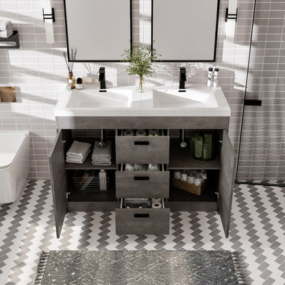 Eviva Lugano Bath Vanity with Acrylic Top and Integrated Sink (24"-84")