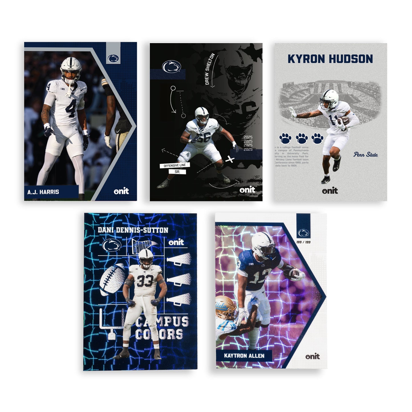 Penn State University Football 2025 Trading Cards - Single Pack