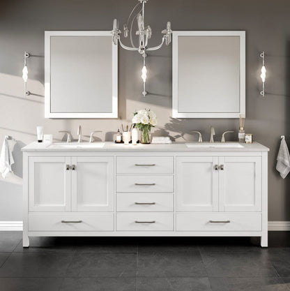Eviva Aberdeen Bath Vanity with Counter Top and Undermount Porcelain Sink (24"-96")