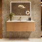 Eviva Leah Wall Mount Bath Vanity with Solid Surface Top and Integrated Sink (32"-39")