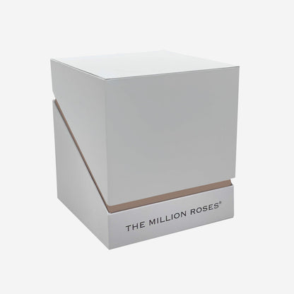 Square White Box | Light Pink Roses