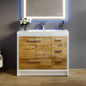 Eviva Grace Bath Vanity with Acrylic Top and Integrated Sink (24"-48")
