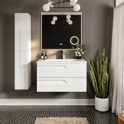 Eviva Joy Bath Vanity with Porcelain Top and Integrated Sink (24"-40")