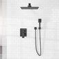 Eviva Edge Shower System with Slide Bar Hand-Shower and Thermostatic Valve