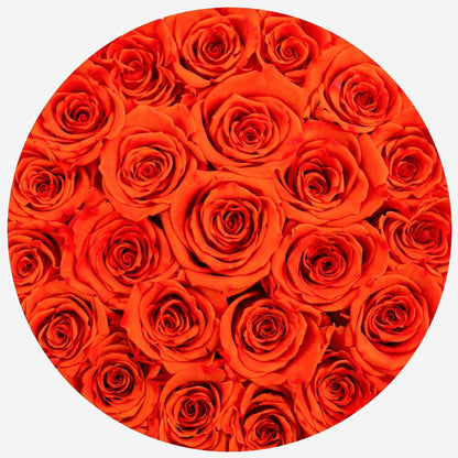 Classic Black Box | Orange Roses