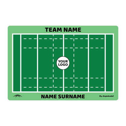 Custom Rugby Magnetic Coaching Board 15.7'' x 10.6'' / 40 x 27 cm