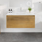 Eviva Madeira Wall Mount Bath Vanity with Acrylic Top and Integrated Sink (20"-48")