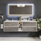 Eviva Vienna Wall Mount Bath Vanity with Acrylic Top and Integrated Sink (36"-75")