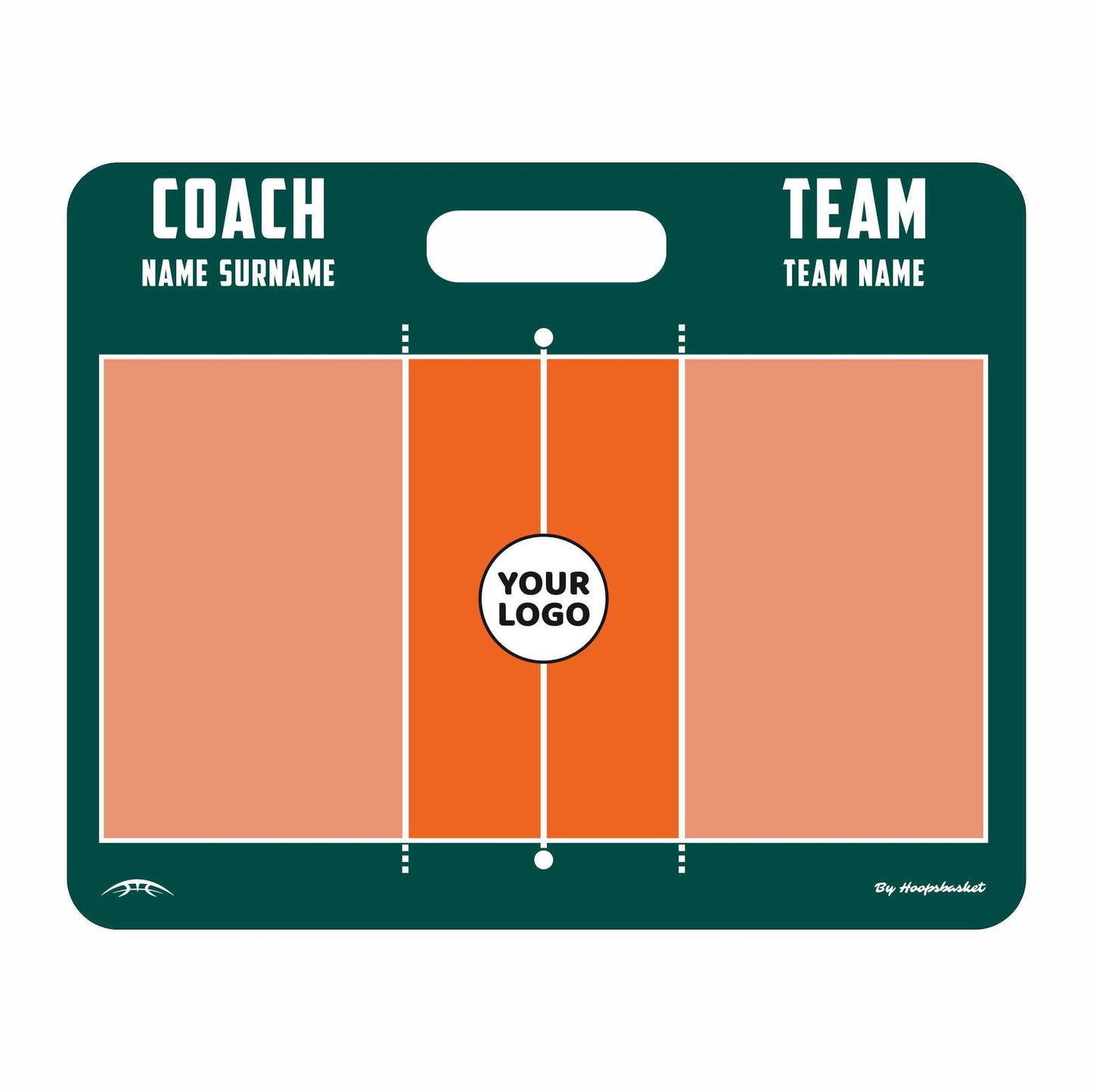 Custom Volleyball Magnetic Coaching Board 15.7'' x 12.6'' / 40 cm x 32 cm