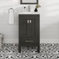 Eviva London Bath Vanity with Carrara Quartz Top and Undermount Porcelain Sink (20"-60")