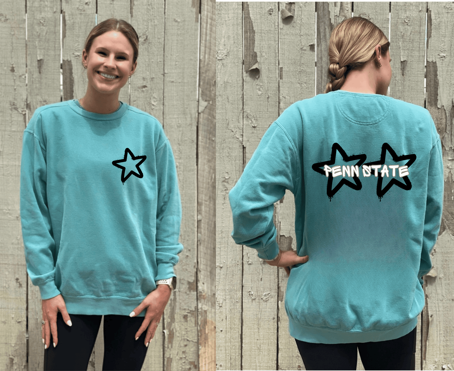 Customizable: Graffiti Stars Crewneck Sweatshirt