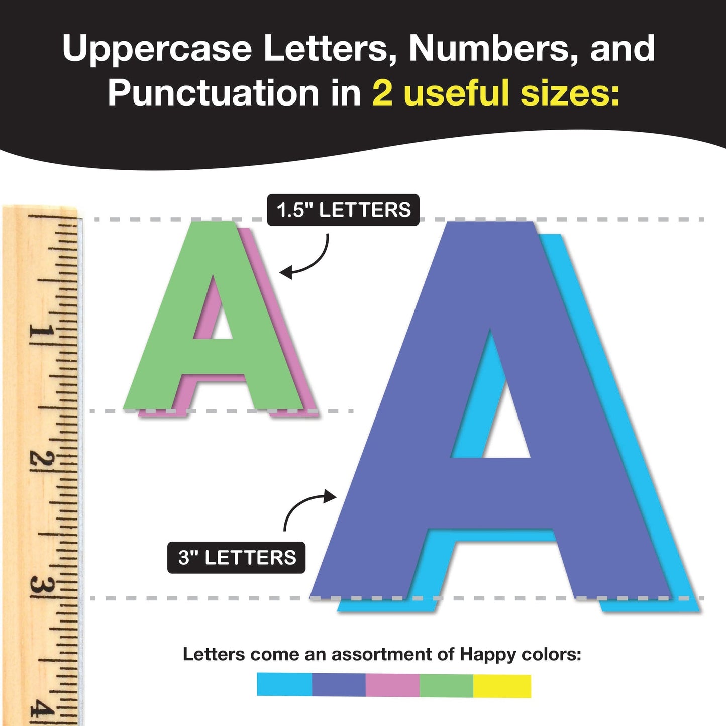 Bulletin Board Letters Combo – 2 Sizes