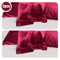 2 Pack Satin Silk Pillowcases for Hair & Skin – Soft, Smooth, Cooling Pillow Covers (Queen Size)