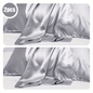 2 Pack Satin Silk Pillowcases for Hair & Skin – Soft, Smooth, Cooling Pillow Covers (Queen Size)