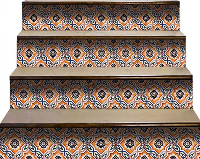 Decorative Tile stickers set of 24 Peel & Stick