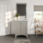 Eviva New York Bath Vanity with Carrara Marble Top and Undermount Porcelain Sink (24"-36")