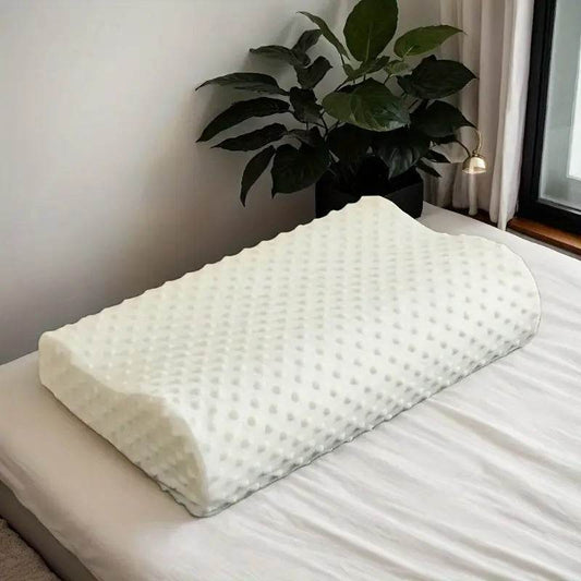 Orthopedic Memory Foam Long Pillow for Neck and Spine Support - Bedding