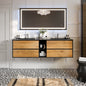 Eviva Vienna Wall Mount Bath Vanity with Acrylic Top and Integrated Sink (36"-75")