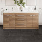 Eviva Lugano Bath Vanity with Acrylic Top and Integrated Sink (24"-84")