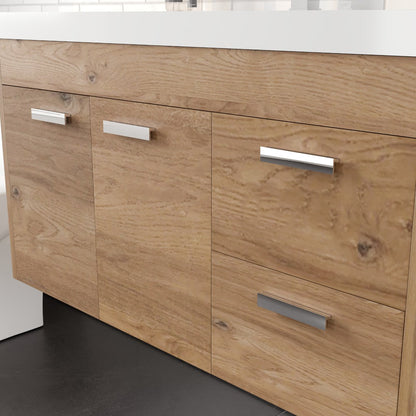 Eviva Lugano Bath Vanity with Acrylic Top and Integrated Sink (24"-84")
