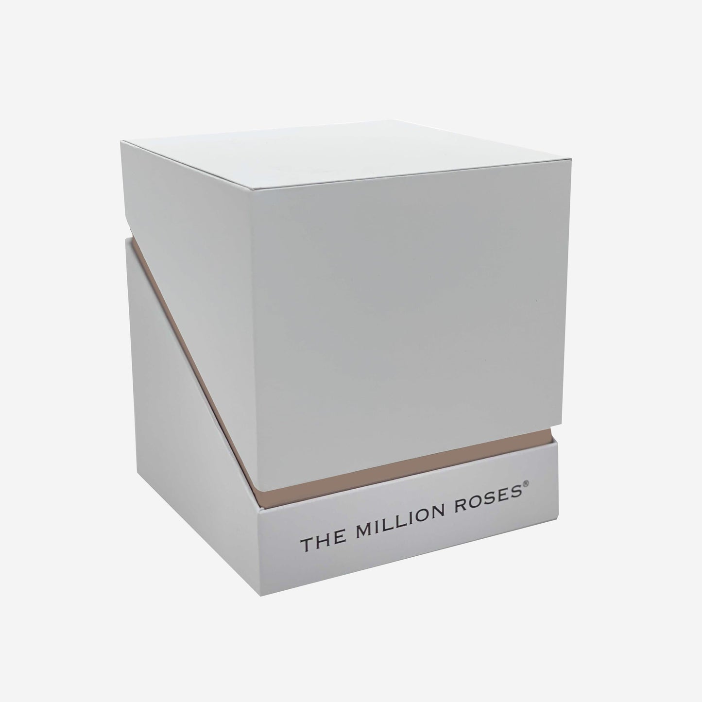 Square White Box | Turquoise Blue Roses