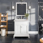 Eviva Elite Princeton Bath Vanity with Carrara Marble Top and Undermount Porcelain Sink (24"-30")