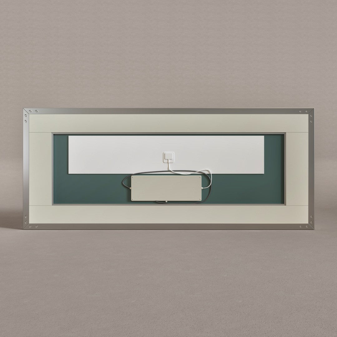 Eviva Illuminate LED Bathroom Mirror – Chrome Aluminum Frame (EVMR550 Series)