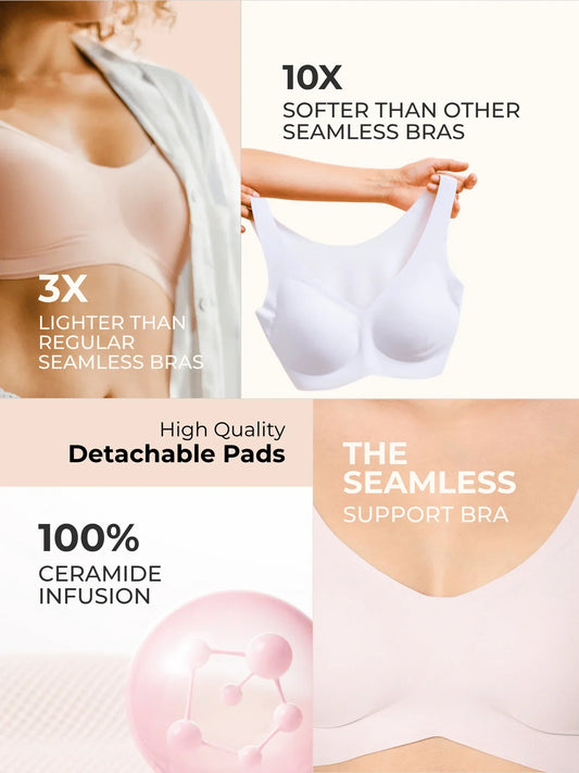 Skin-Soothing Wirefree Ceramide Infused Bra