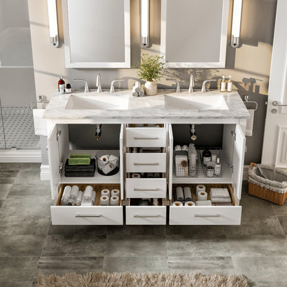 Eviva Aberdeen Transitional Bathroom Vanity (24"-72")