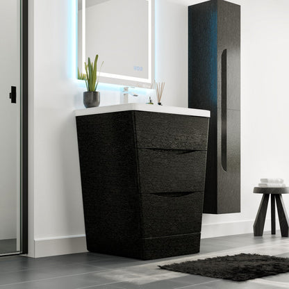 Eviva Victoria Bath Vanity with Acrylic Top and Integrated Sink (25"-32")