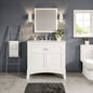 Eviva New York Bath Vanity with Carrara Marble Top and Undermount Porcelain Sink (24"-36")